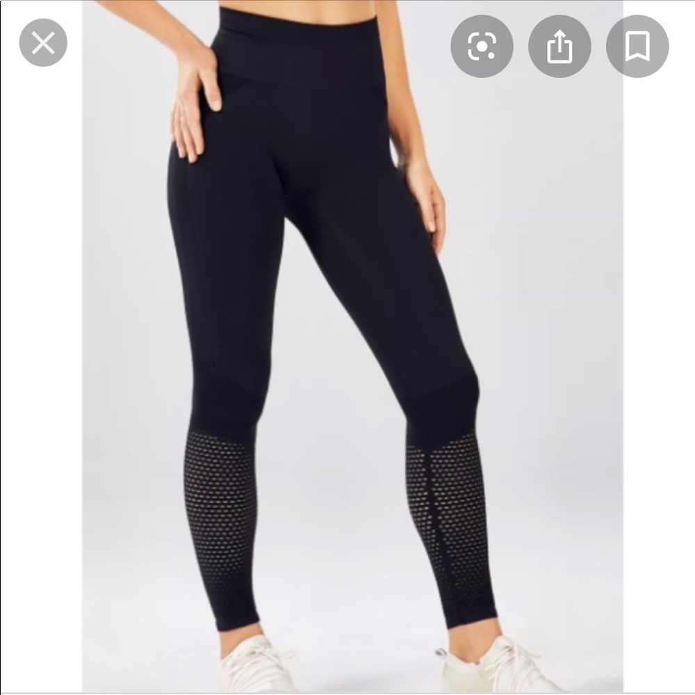 Fabletics high waisted seamless leggings Large